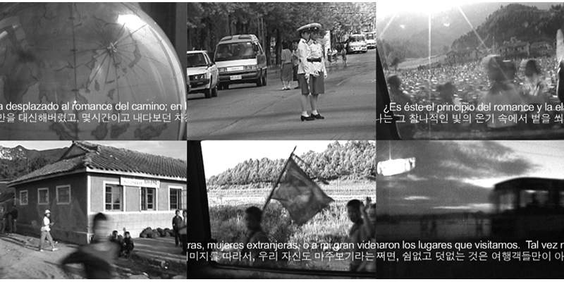 On the Road, March 27 - April 30, 2009, Single Channel Video, TRT: 19:03 minutes, English with Korean and Spanish translation, 10B, 10th Habana Bienal, Havana, Cuba. See video: http://www.youtube.com/watch?v=BMMB0tHwGeM.
